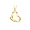 9Ct Gold Floating Open Heart Necklace