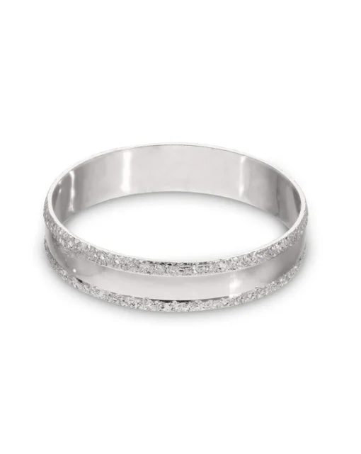 9ct White Gold 4mm Band Ring