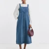 Denim Blue Apron Dress