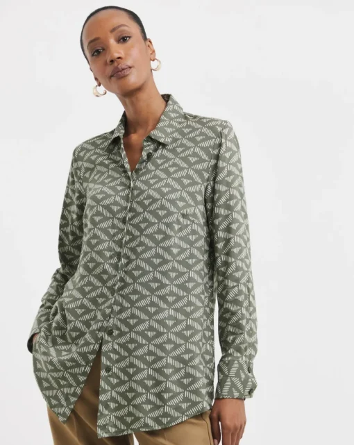 Dipped Back Shirt