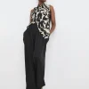Dipped Back Sleeveless Shirt