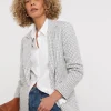 Easy Double Breasted Boucle Blazer