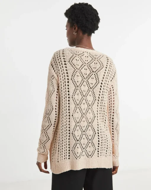 Edge To Edge Crochet Cardigan