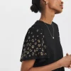 Embellished Angel Sleeve Top