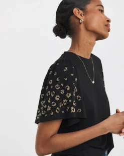 Embellished Angel Sleeve Top
