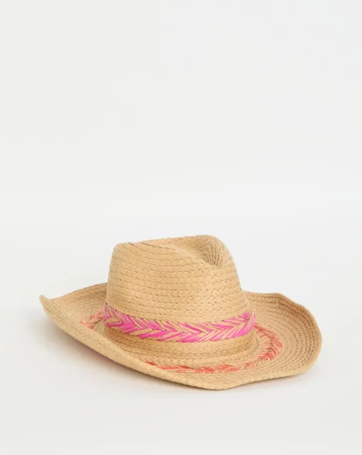 Embroidered Fedora Hat