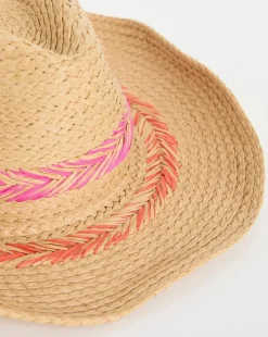 Embroidered Fedora Hat