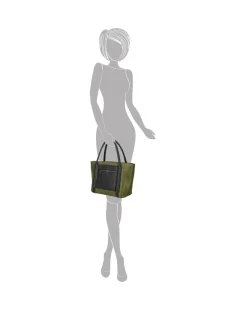 Enrico Benetti Izzy Polyester and Vegan LeatherHandbag
