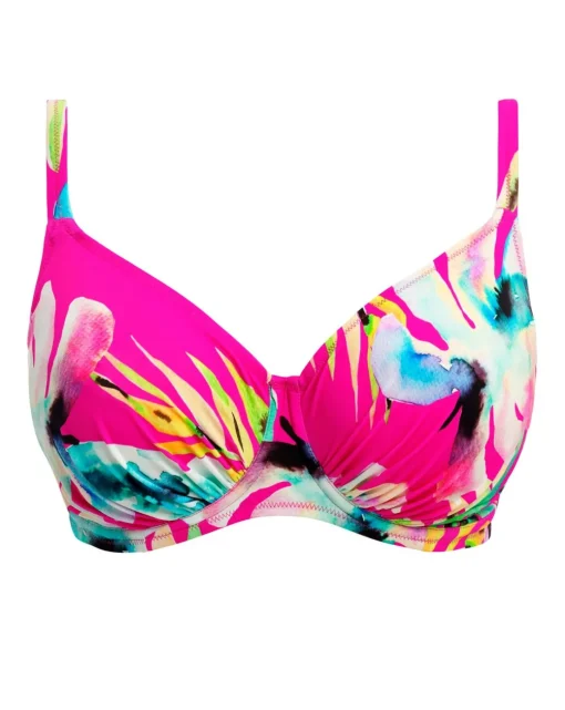 Fantasie Carabelita Full Cup Wired Bikini Top Peony