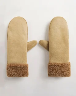 Faux Shearling Mittens