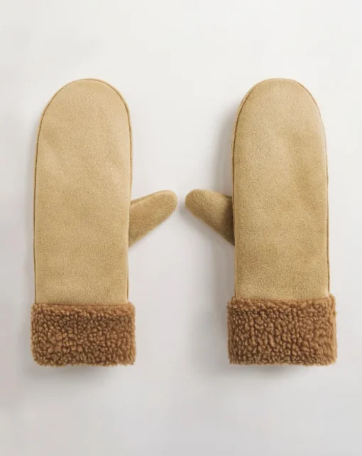 Faux Shearling Mittens