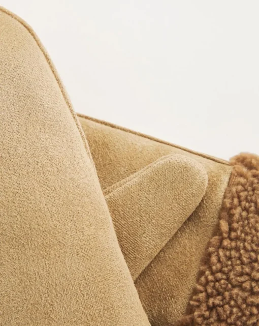 Faux Shearling Mittens