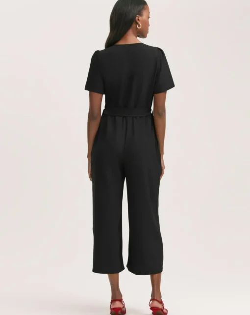 Finery London Tie Waist Culotte Jumpsuit