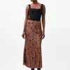 French Connection Jeannie Ennise Satin Skirt