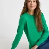 Green Crew Neck Jumper