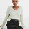 Green V Neck Jumper