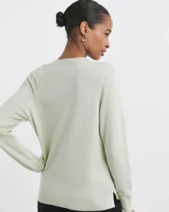 Green V Neck Jumper