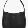 Guess Fedora Black Hobo Shoulder Bag