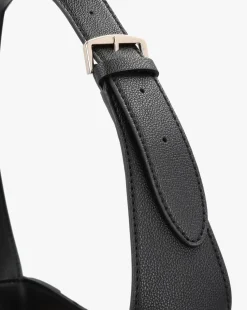 Guess Fedora Black Hobo Shoulder Bag