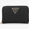 Guess Medium Laural Black Zip Around Wallet