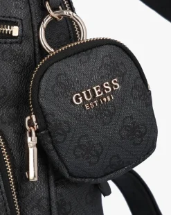 Guess Power Play Tech Coal Logo Backpack