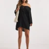 Hawaii Crochet Detail Mini Beach Dress