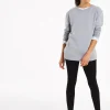High Waist Cotton Rich Jersey Leggings Long