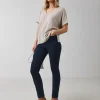 Indigo High Waist Super Soft Slim Leg Jeans