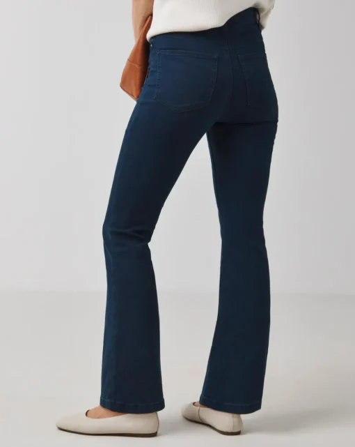 Indigo High Waist Super Soft Bootcut Jean