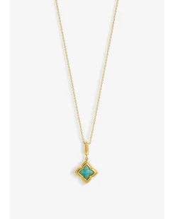 Inicio Aqua Clover Pendant - Gift Pouch