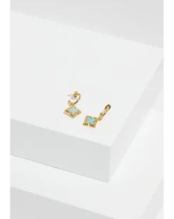 Inicio Aquamarine Earrings - Gift Pouch