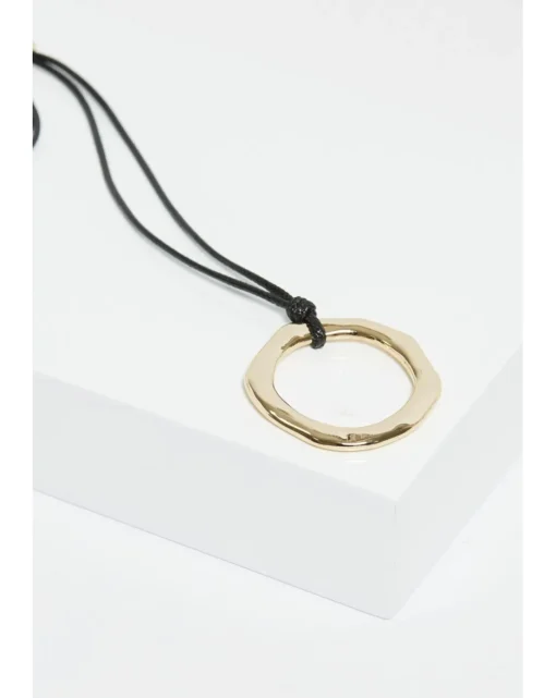Inicio Gold Plated Semi Precious Pearl And Chain Layered Necklace - Gift Pouch