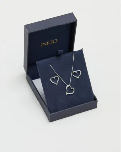 Inicio Heart Pendant Set - Gift Box