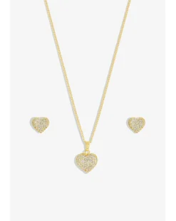 Inicio Pave Heart Set - Gift Boxed