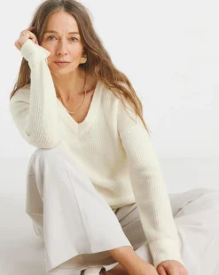 Ivory V Neck Tunic