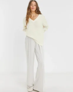Ivory V Neck Tunic
