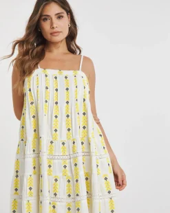 Jacquard Mini Beach Dress
