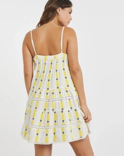 Jacquard Mini Beach Dress