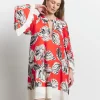 Joanna Hope Bat Wing Shift Dress