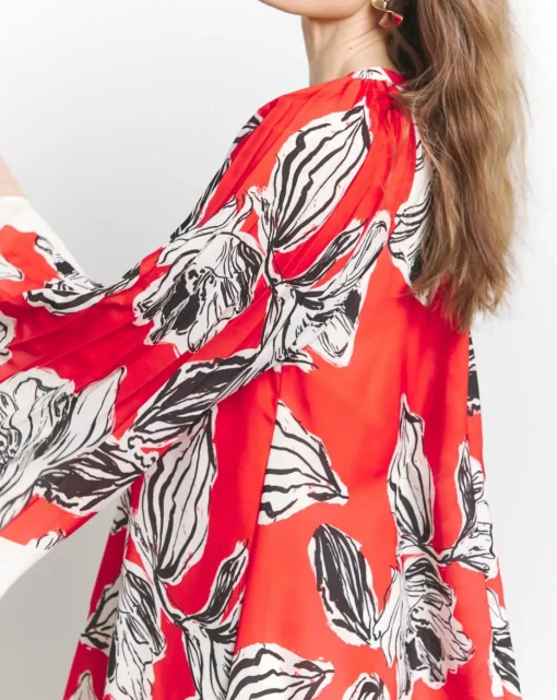 Joanna Hope Bat Wing Shift Dress
