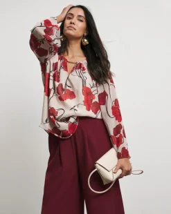 Joanna Hope Blouse With Neck Detail