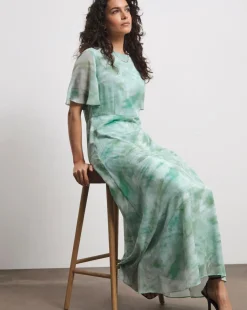 Joanna Hope Chiffon Column Dress