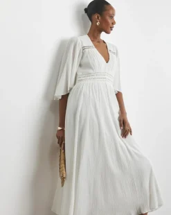 Joanna Hope Crinkle Maxi Dress