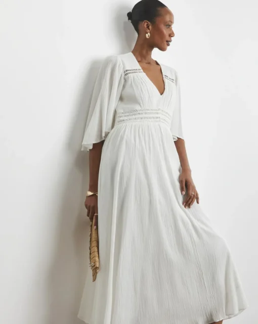 Joanna Hope Crinkle Maxi Dress