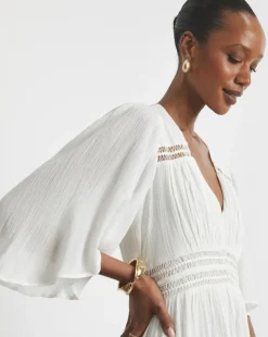 Joanna Hope Crinkle Maxi Dress