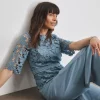 Joanna Hope Lace Jumpsuit
