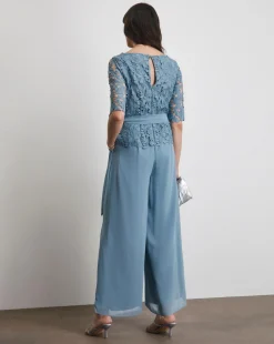 Joanna Hope Lace Jumpsuit