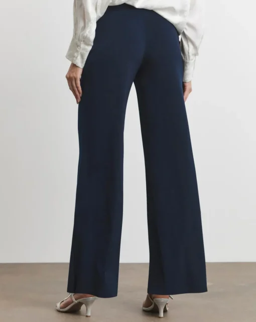 Joanna Hope Long Navy Palazzo Trouser