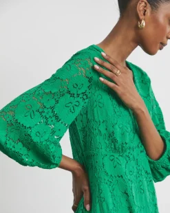 Joanna Hope Midi Lace Dress