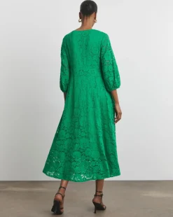 Joanna Hope Midi Lace Dress